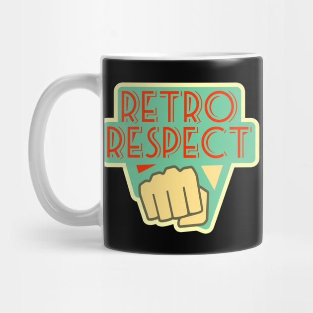 Retro respect fist 1950s - 1960s inspired by ownedandloved